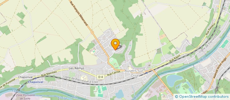 localisation de l'entreprise GOOF PROD  AUVERS SUR OISE