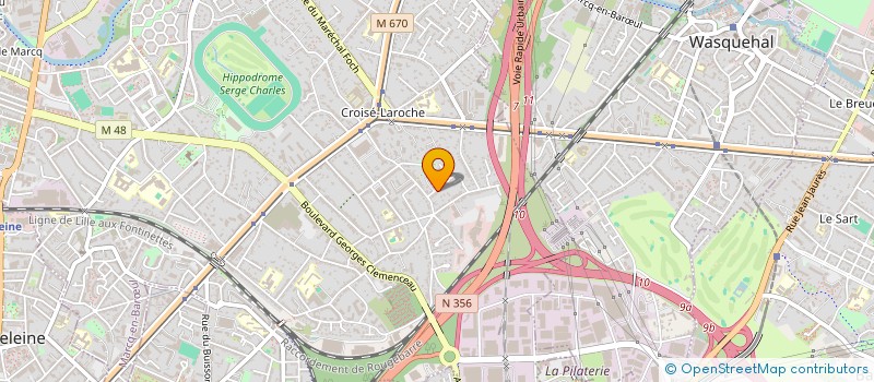 localisation de l'entreprise GOOGLE DEVELOPER LILLE à MARCQ-EN-BARŒUL