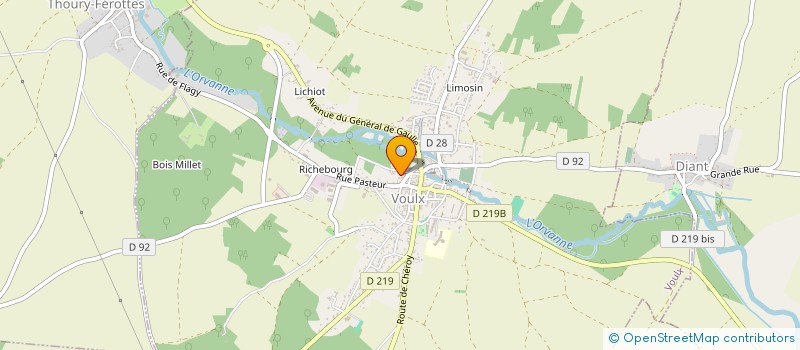 localisation de l'entreprise GOOLAND  VOULX