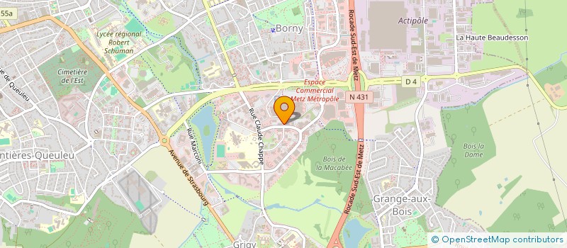 localisation de l'entreprise GOORBET FRANCE  METZ