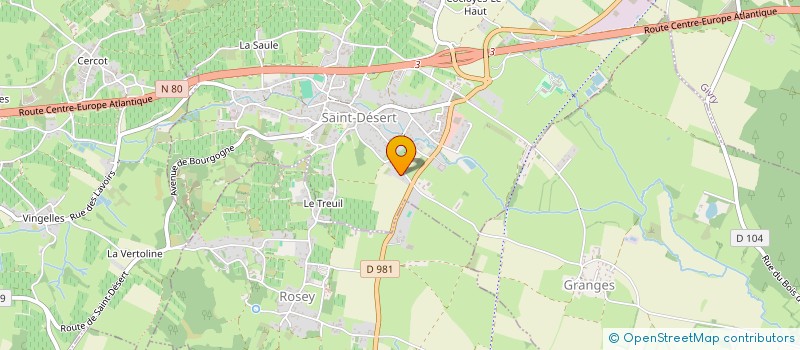 localisation de l'entreprise GOOSEBUMPS ASSO  SAINT-DESERT