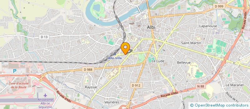 localisation de l'entreprise GOOSERV FRANCE  ALBI