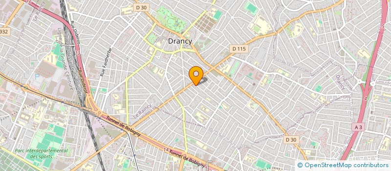 localisation de l'entreprise GOP ELEC à DRANCY