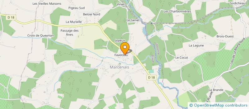 localisation de l'entreprise GOPAL  MARCENAIS