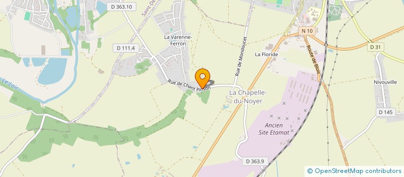localisation de l'entreprise GOPROBTP à LA CHAPELLE-DU-NOYER