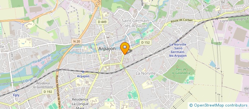 localisation de l'entreprise GOPROFS SAS à ARPAJON