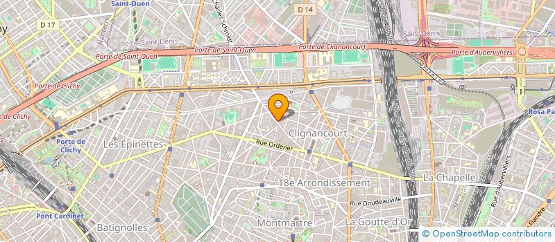 localisation de l'entreprise GORA à PARIS