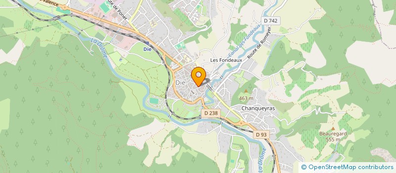 localisation de l'entreprise GORA LICHEN à DIE
