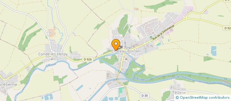 localisation de l'entreprise GORA SARL  CHATEAU-PORCIEN