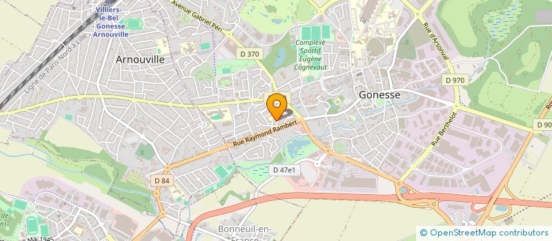 localisation de l'entreprise GORANCI  GONESSE