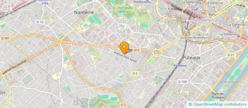 localisation de l'entreprise GORATEC FRANCE à NANTERRE
