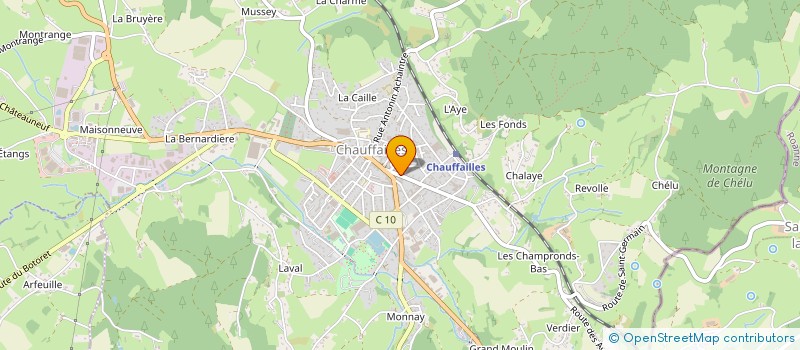 localisation de l'entreprise GORCE SEBIP à CHAUFFAILLES