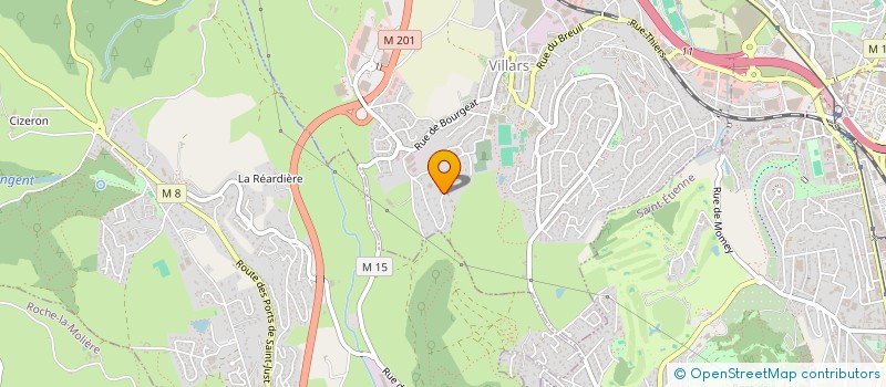 localisation de l'entreprise GORD  VILLARS