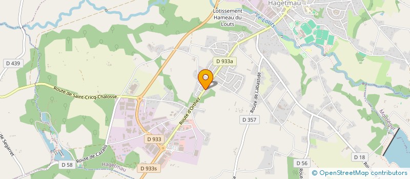 localisation de l'entreprise GORDES à HAGETMAU