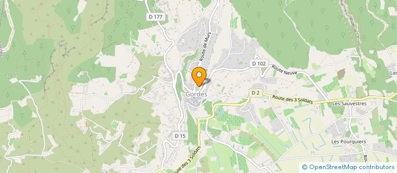 localisation de l'entreprise GORDES EVENEMENTS  GORDES