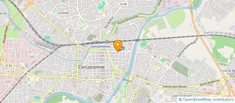 localisation de l'entreprise GORDO STEPHANE à CARCASSONNE