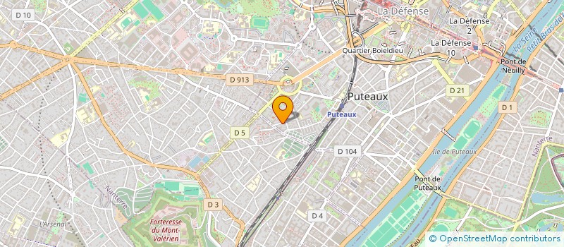 localisation de l'entreprise GORDON DESIGN  PUTEAUX