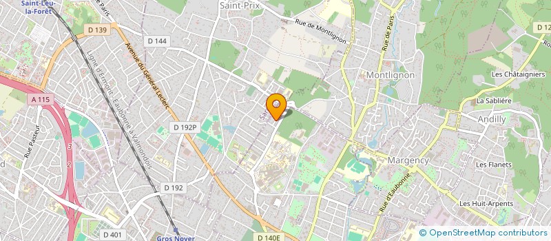 localisation de l'entreprise GORDON FINANCE à EAUBONNE