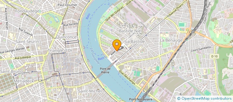 localisation de l'entreprise GORDYJAN BILLET INDIVISION  BORDEAUX