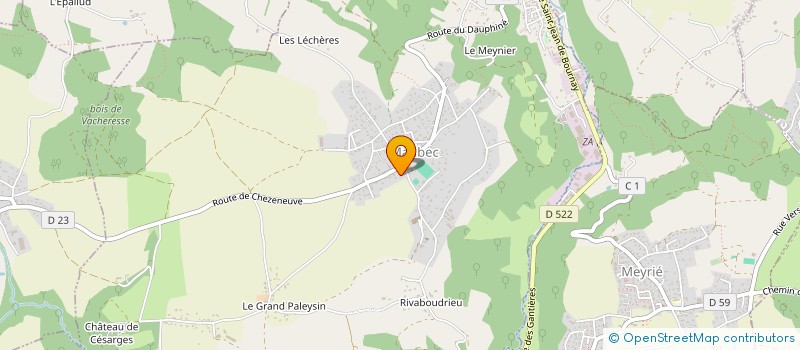 localisation de l'entreprise GOREE  MAUBEC