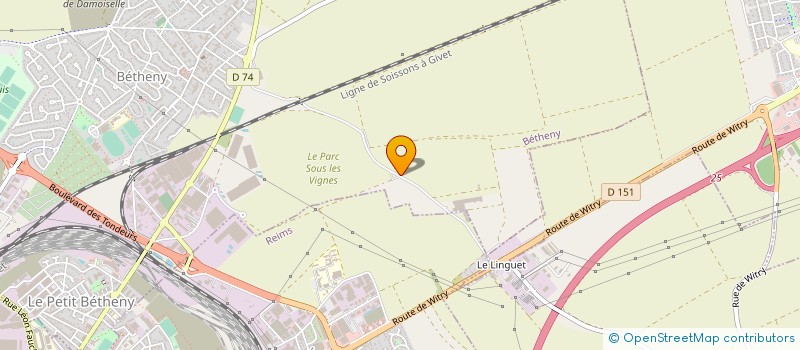 localisation de l'entreprise GOREZ FORMATION ET CONTROLE à BETHENY