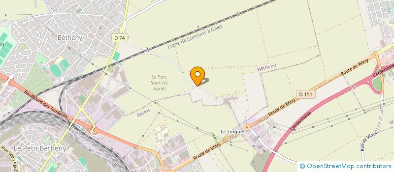 localisation de l'entreprise GOREZ LOCATION  BETHENY