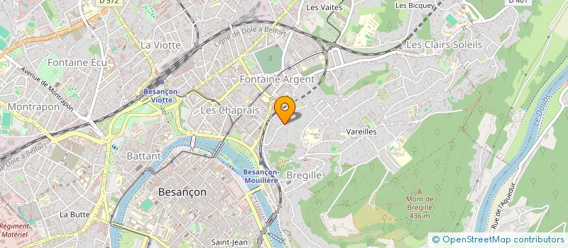 localisation de l'entreprise GORGE DES PIERRES  BESANCON