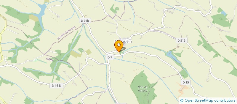 localisation de l'entreprise GORGEOUSSOUND RECORDS, LABEL POP, FOLK DE ROCK ASSOCIATIF  MARQUEIN