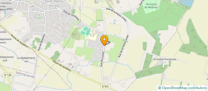 localisation de l'entreprise GORGET CONSTRUCTION BOIS  SAINT-DENIS-EN-VAL