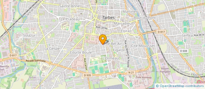 localisation de l'entreprise GORGO AL MONTICANO  TARBES