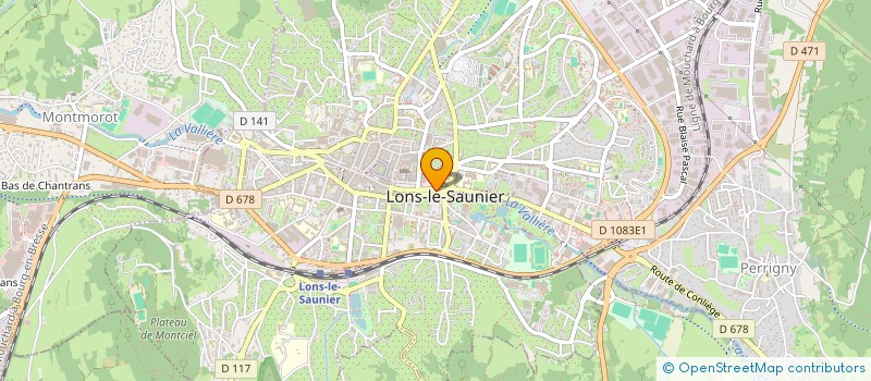 localisation de l'entreprise GORGONE  LONS-LE-SAUNIER