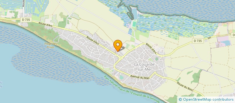 localisation de l'entreprise GORGONE  LA COUARDE-SUR-MER