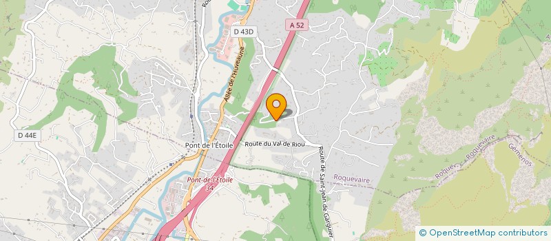 localisation de l'entreprise GORGONE PERE ET FILS  ROQUEVAIRE