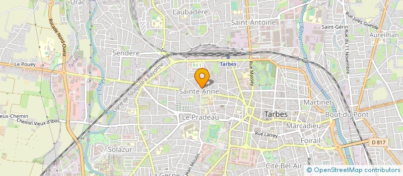localisation de l'entreprise GORGORIO PYRENEES SA à TARBES