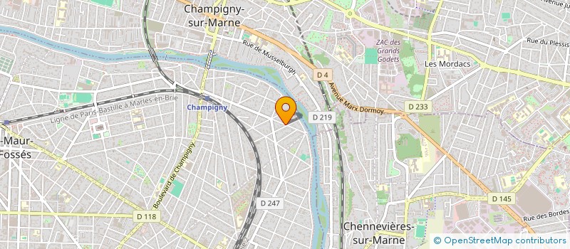 localisation de l'entreprise GORHAR à SAINT-MAUR-DES-FOSSES