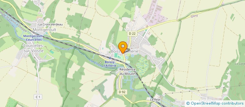 localisation de l'entreprise GORI-MARTIN IMMOBILIER à BOISSY-L'AILLERIE