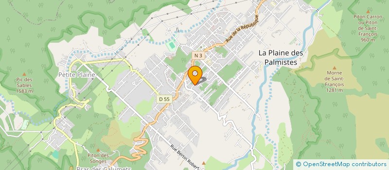 localisation de l'entreprise GORIATECH  LA PLAINE-DES-PALMISTES