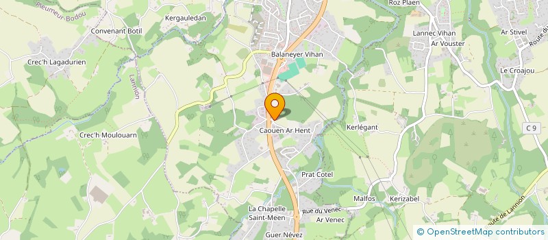 localisation de l'entreprise GORIAU MORWAN  SAINT-QUAY-PERROS