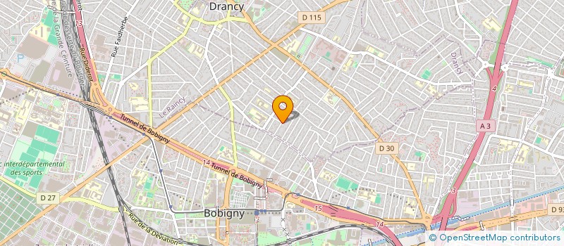 localisation de l'entreprise GORIBAT à DRANCY