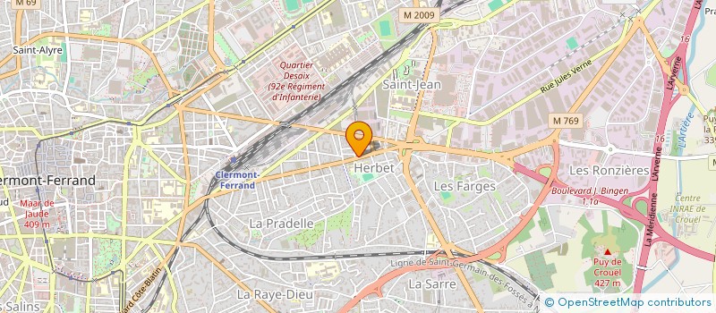 localisation de l'entreprise GORILLA HOLDING  CLERMONT-FERRAND