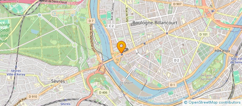 localisation de l'entreprise GORILLIAS à BOULOGNE-BILLANCOURT