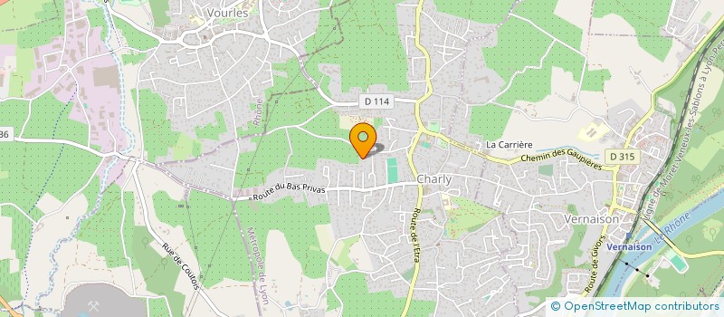 localisation de l'entreprise GORIMMO 2  CHARLY