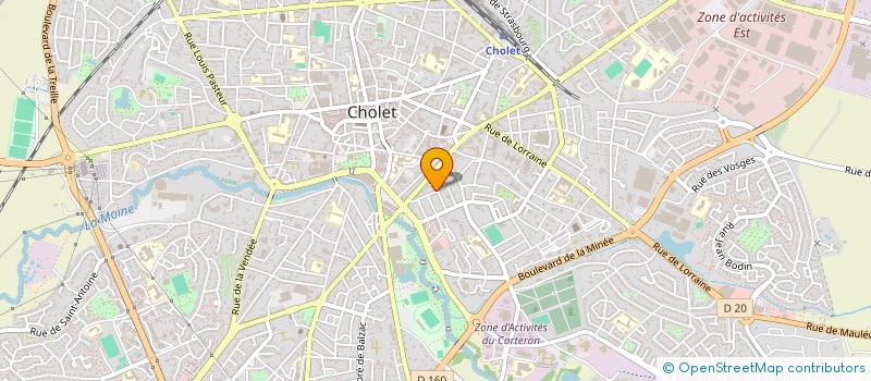 localisation de l'entreprise GORIN PATRIMOINE  CHOLET