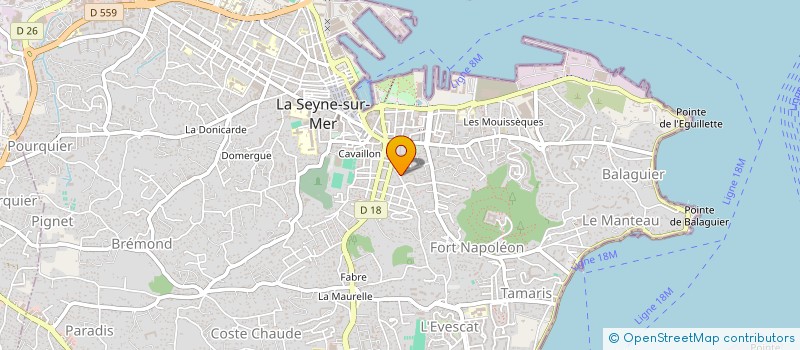 localisation de l'entreprise GORINI C.G. à LA SEYNE-SUR-MER