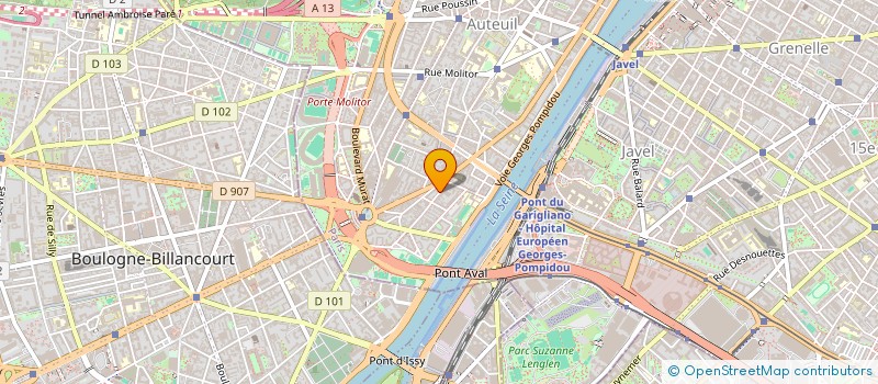 localisation de l'entreprise GORIZONT à PARIS
