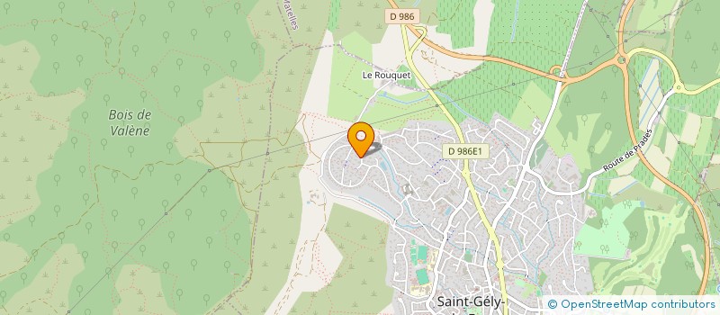 localisation de l'entreprise GORKE à SAINT-GELY-DU-FESC
