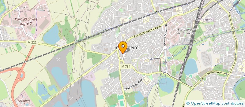 localisation de l'entreprise GORKEM  LINGOLSHEIM