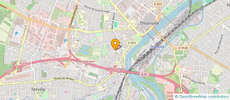 localisation de l'entreprise GORNIPILLE à THIONVILLE