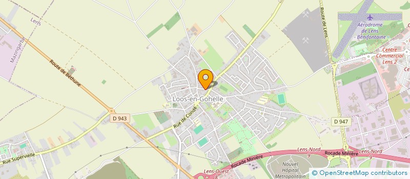 localisation de l'entreprise GORNY CORSIN  LOOS-EN-GOHELLE