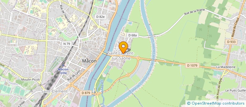 localisation de l'entreprise GORODETS FRANCE  SAINT-LAURENT-SUR-SAONE